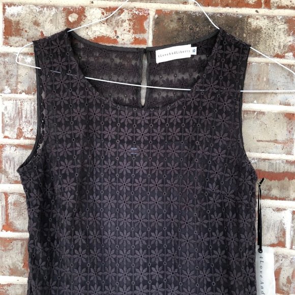 NWT Johnny Was 4 Love & Liberty Iva Embroidered Dress XS in Raisin - Picture 11 of 16